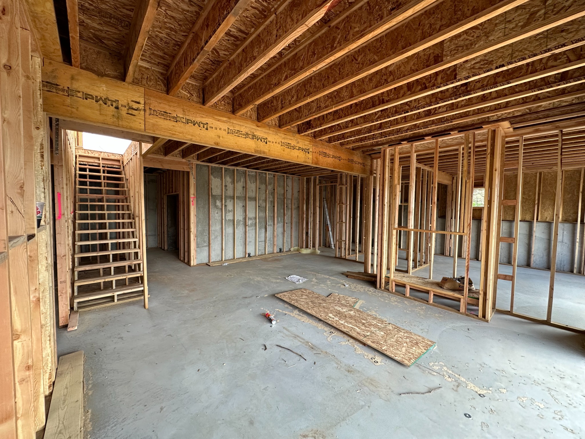 Basement framing and planning