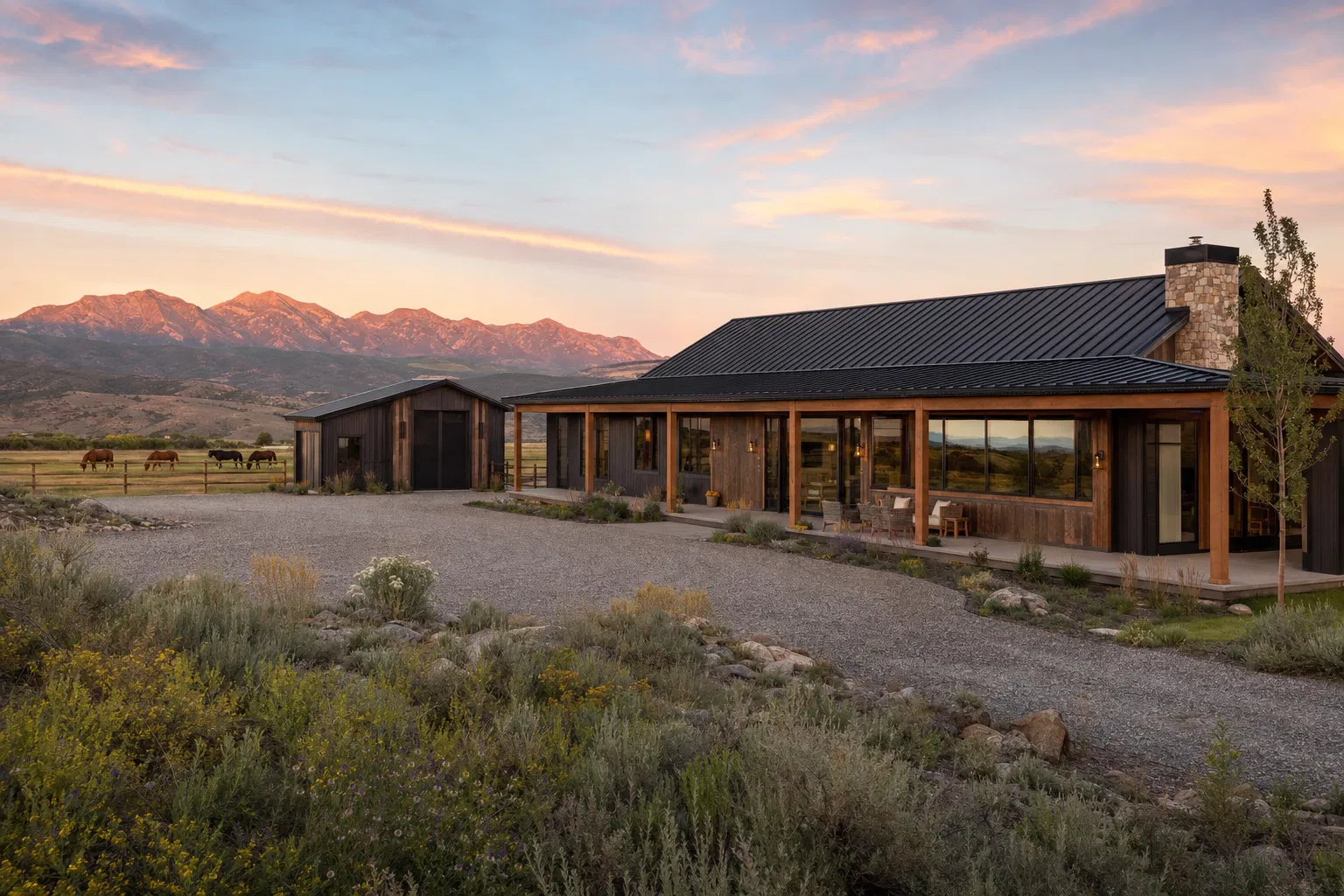 Mountain home exterior
