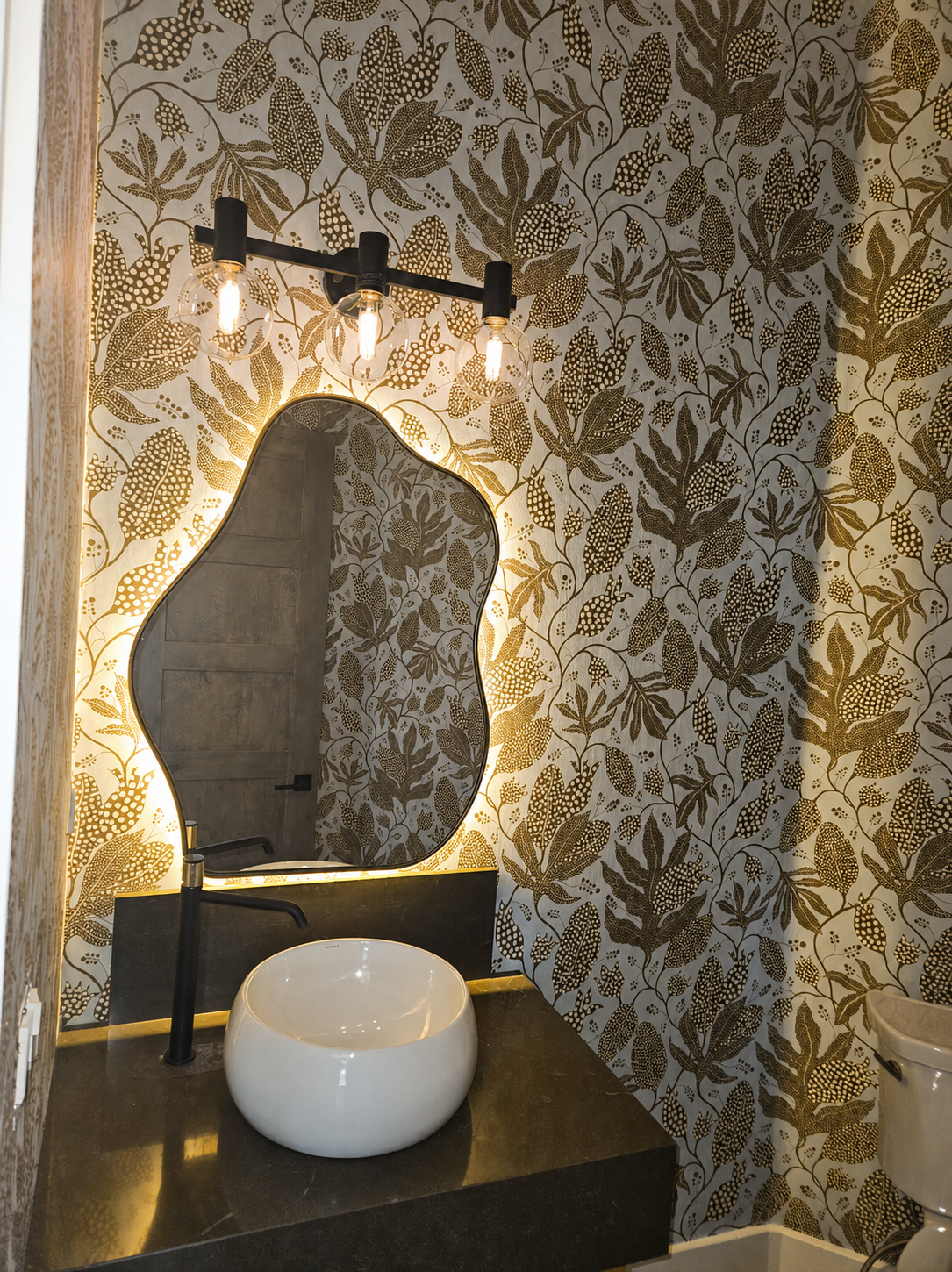 Promontory Powder Room — Three Peak Construction portfolio project in Promontory, Park City